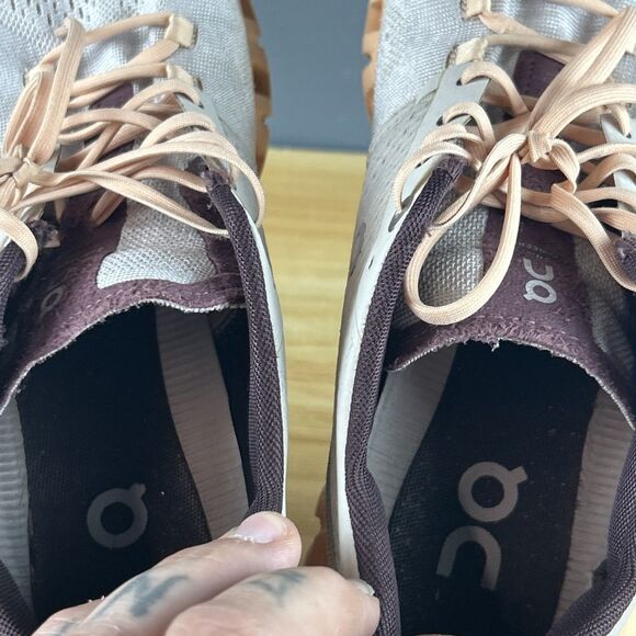 On Cloud X 3 Running Shoes Women's Size 8.5 Gray Athletic Slip On Sneakers - Picture 8 of 14